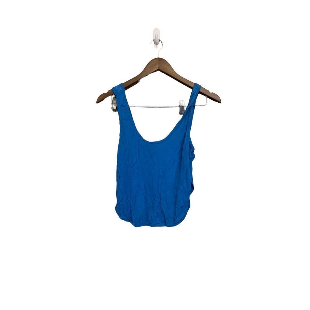 Joy Lab Blue Crop Tank Workout Women XS